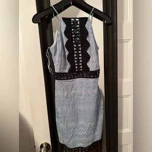 Beautiful grey and black dress